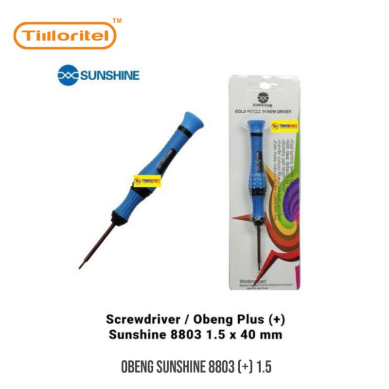 Jual OBENG SUNSHINE 8803 (+) 1.5 | Shopee Indonesia