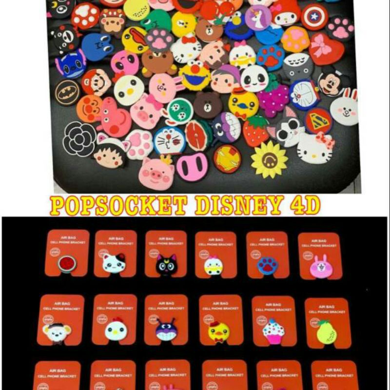 Jual CATTY 3D POP SOCKET HP KARAKTER CARTOON POP SOCKET 3D POPSOCKET ...