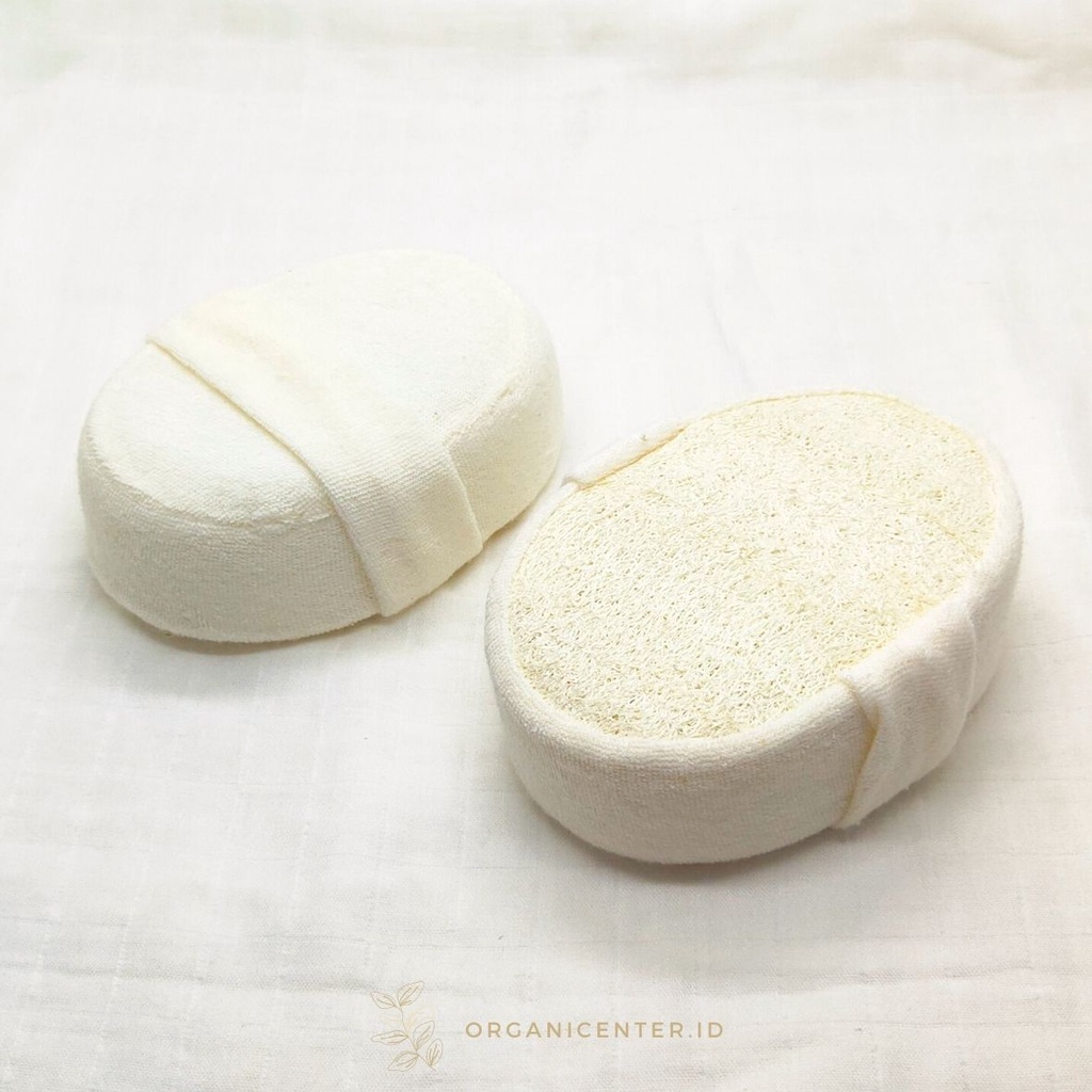 Jual Loofah Body Scrubber Tebal Sponge Natural Exfoliating Pad Spons