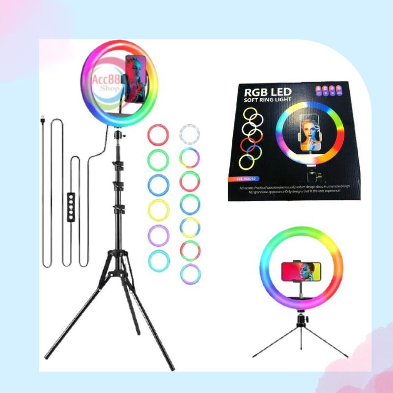 Jual Paket Komplit Murah Ringlight Cm Tripod Meter Make Up Vlog Live Streaming Lampu