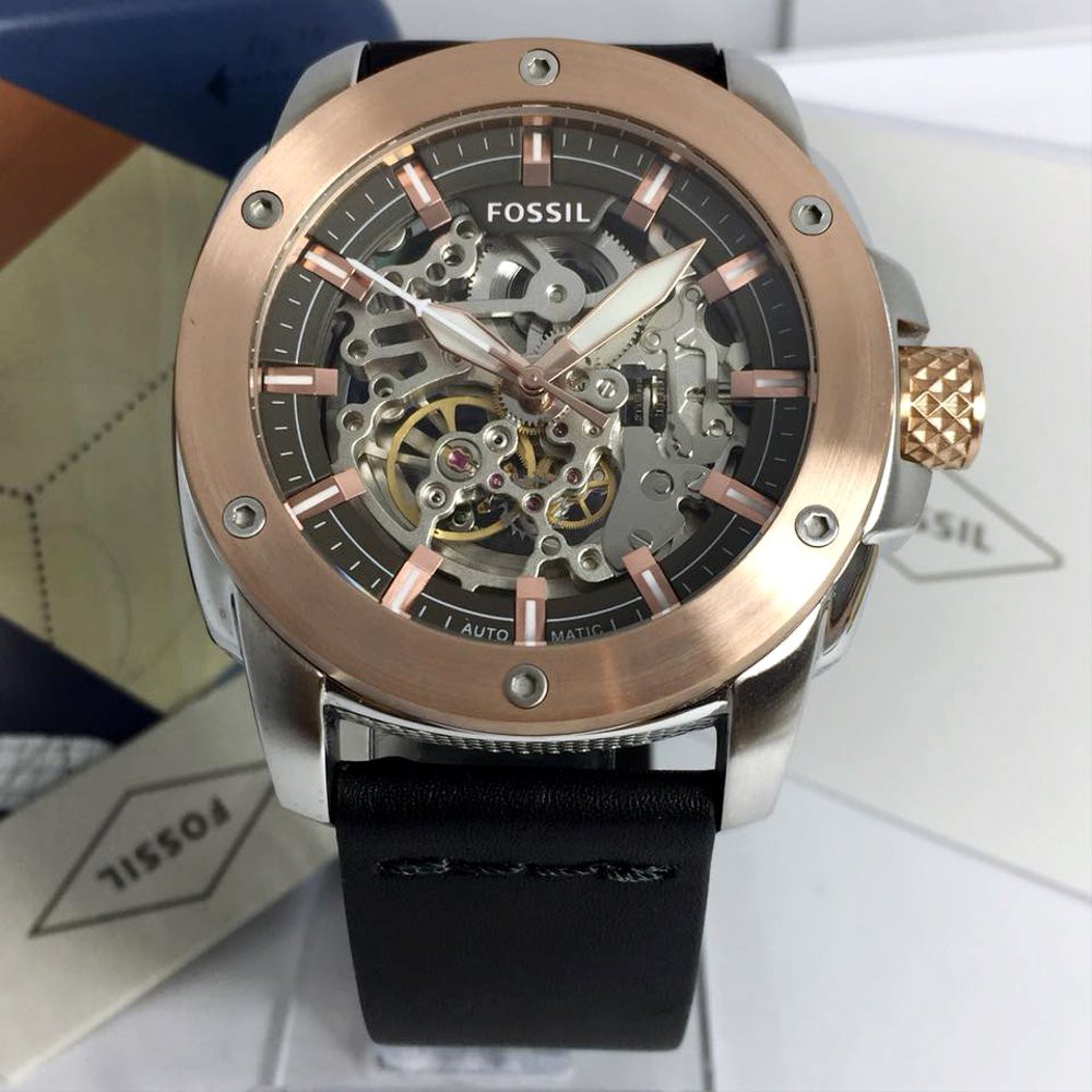 Jual fossil me3082 45mm matic fullset box original | Shopee Indonesia
