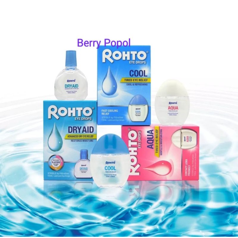 Jual Rohto eye drops tetes mata, dry eye relief Exp 2025.10 Shopee