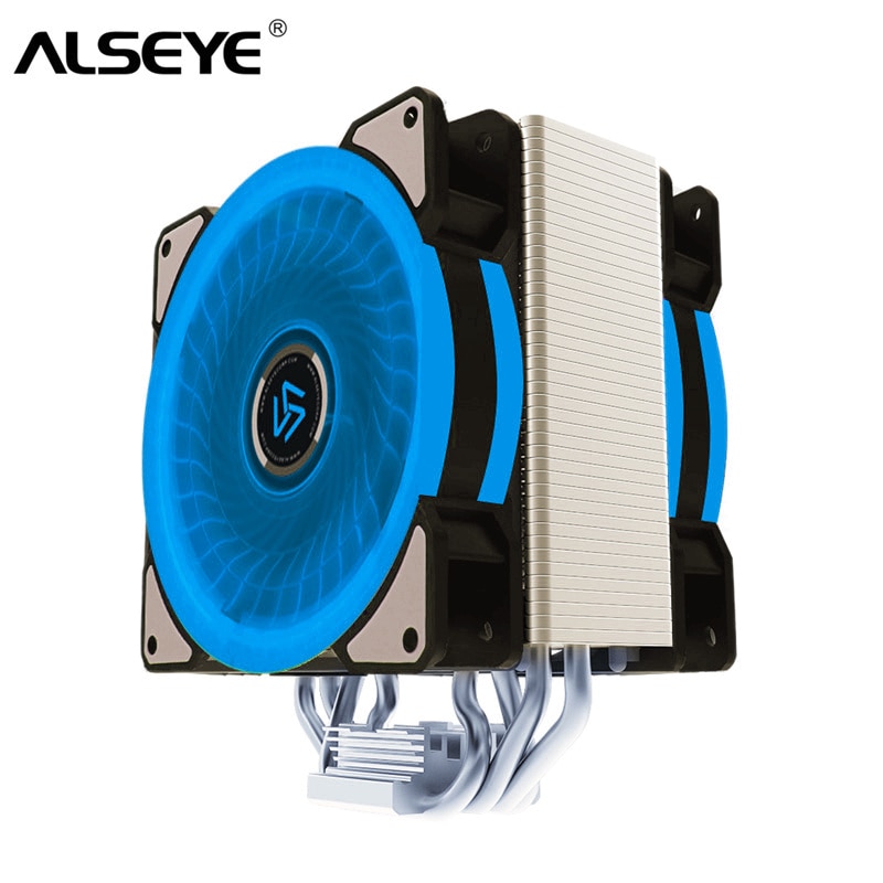 Jual PREORDER ALSEYE CPU Cooler 4 Heatpipes LED 4Pin PWM 120mm Fan ...