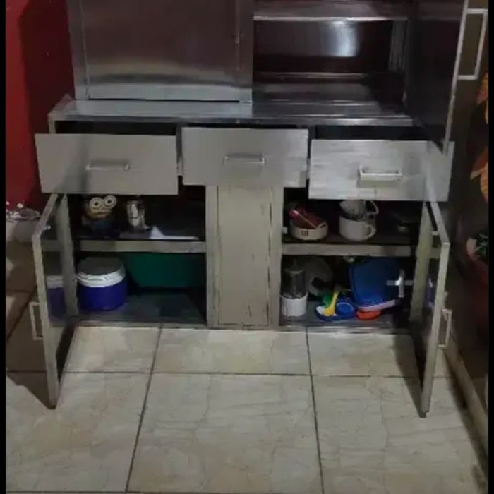 Jual Meja Showcase stainless untuk Jualan | Shopee Indonesia