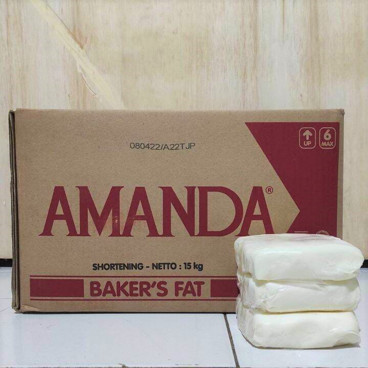 Jual Amanda Putih Bakers Fat 250gr Mentega Putih Lemak Reroti Baker's ...