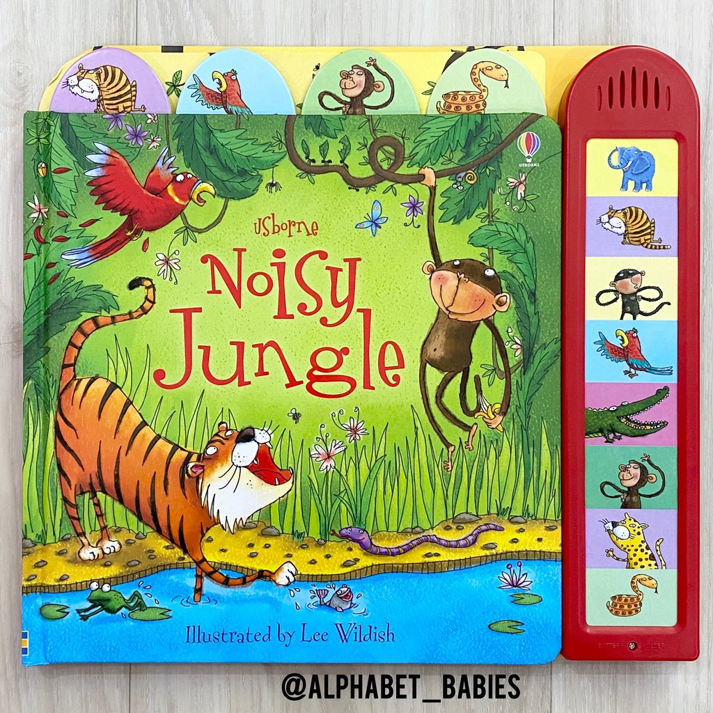 Jual Usborne Noisy Jungle Sound Book | Shopee Indonesia