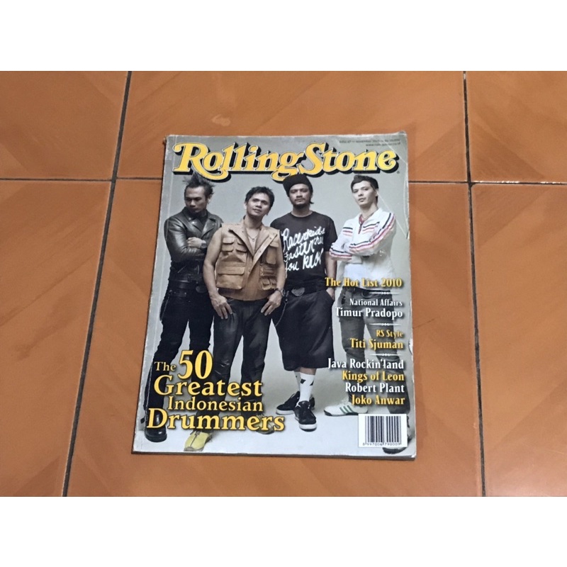 Jual Majalah Rolling Stone Original The 50 Greatest Indonesian Drummers ...