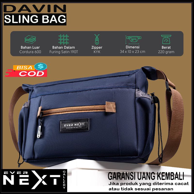 TAS SELEMPANG PRIA SLING BAG BS