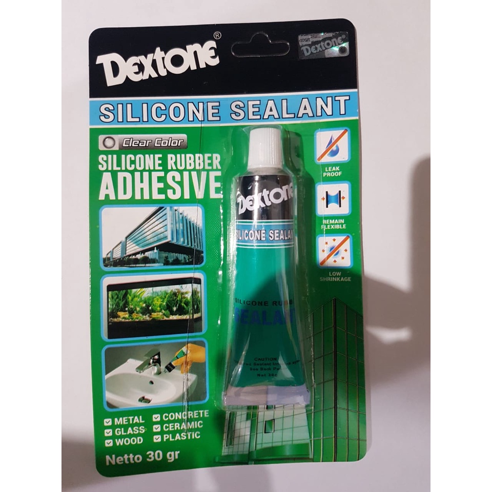 Jual LEM DEXTONE SILICONE SEALANT 70G LEM KACA SILICONE RUBBER SEALANT Shopee Indonesia