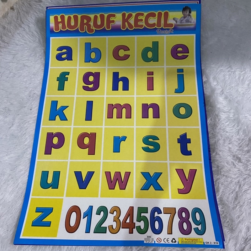 Jual [POSTER] POSTER EDUKASI ANAK VARIASI HURUF | Shopee Indonesia