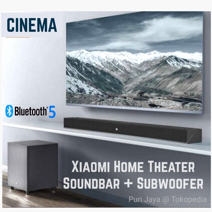 Jual Xiaomi Home Theater Mi Tv Speaker Soundbar Subwoofer Theatre 2.1