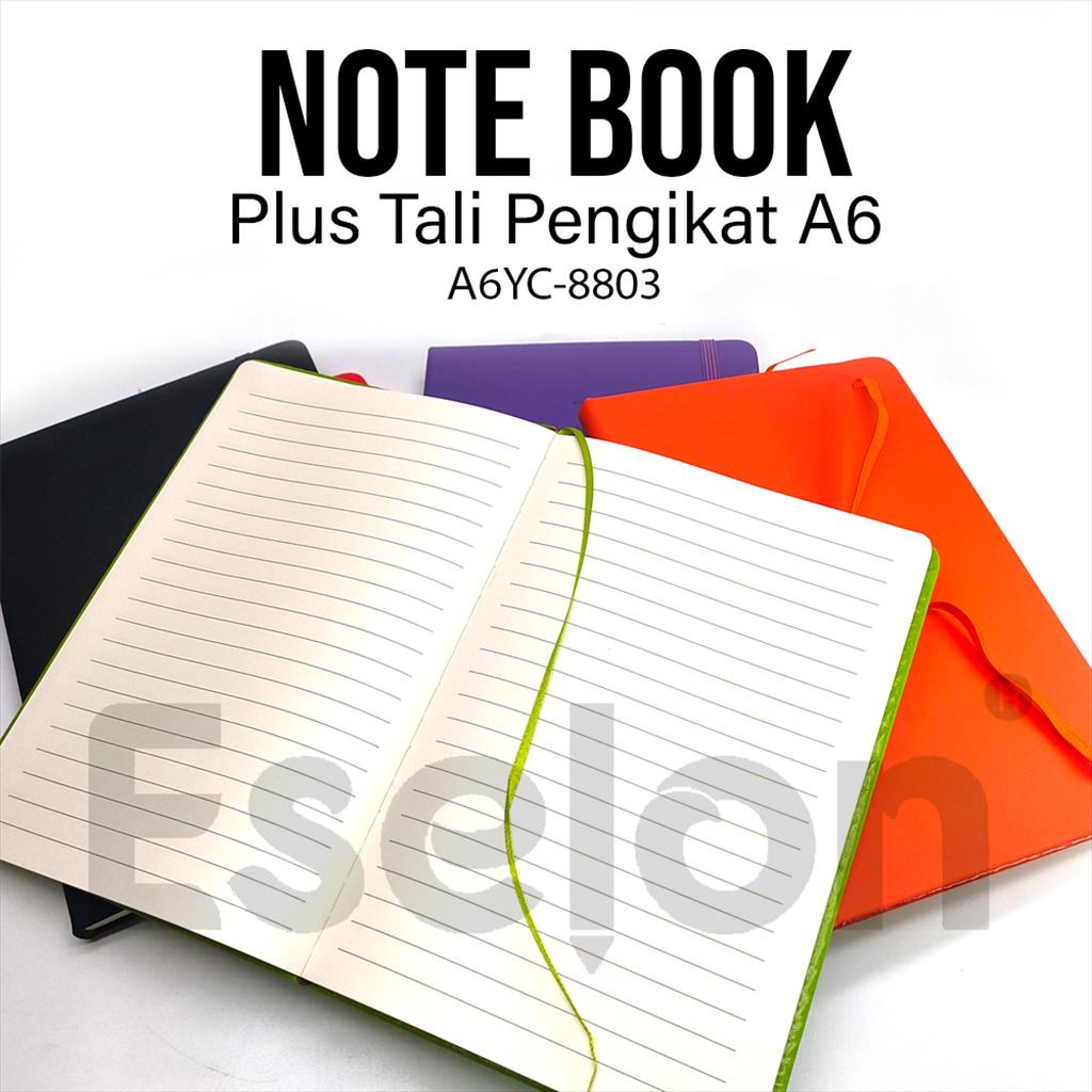 Jual Diary Notebook Tali Kulit A6 8803 / Notebook+tali Office A6 ...