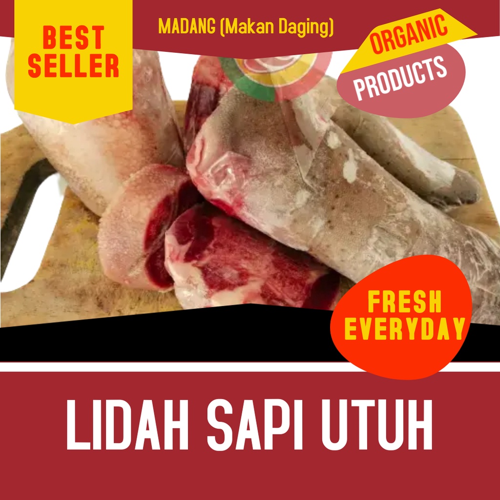 Jual Lidah sapi utuh 1kg | Shopee Indonesia
