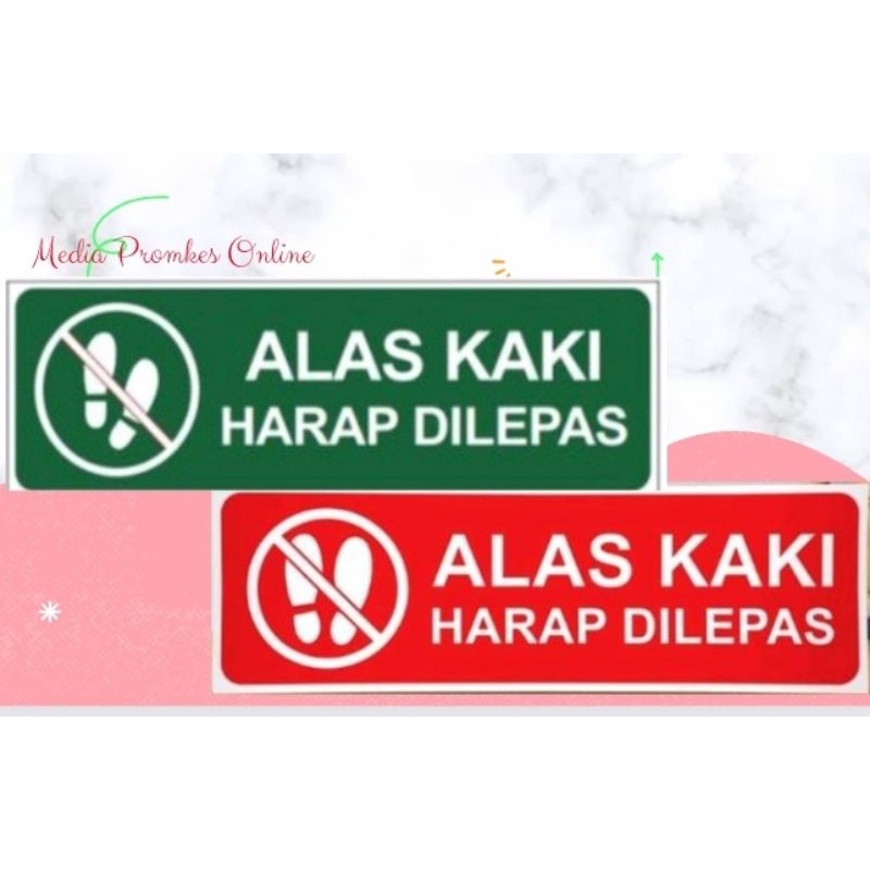 Jual Stiker Alas Kaki Harap Di Lepas Shopee Indonesia