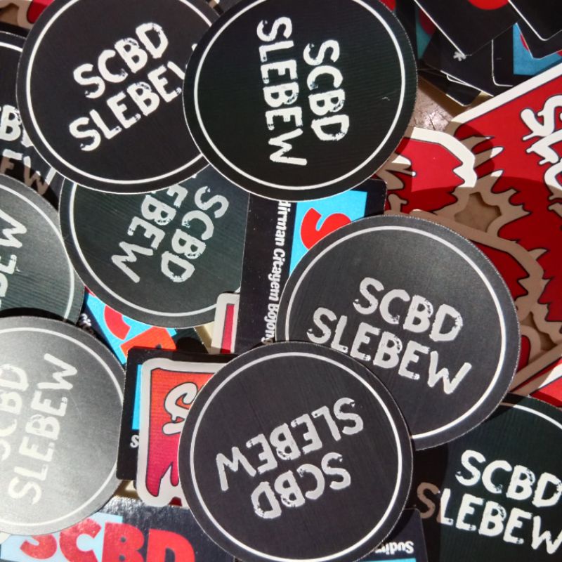 Jual Stiker SCBD Slebew / Stiker SCBD Fashion Week | Shopee Indonesia