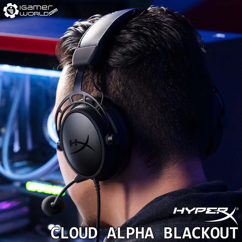 Jual HyperX Cloud Alpha Black / Blackout version Gaming Headset ...