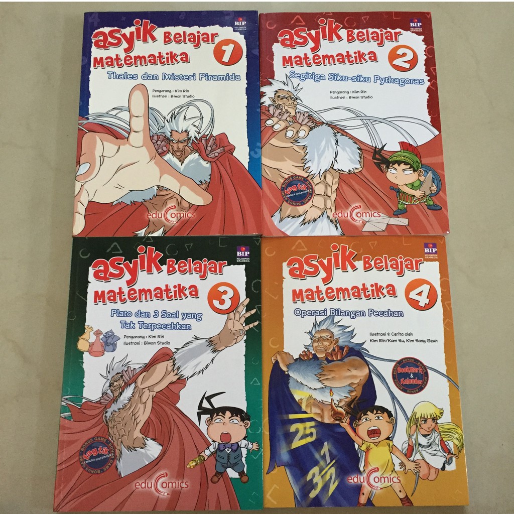 Jual Buku Second/Bekas Asyik Belajar Matematika. Author: EduComics ...