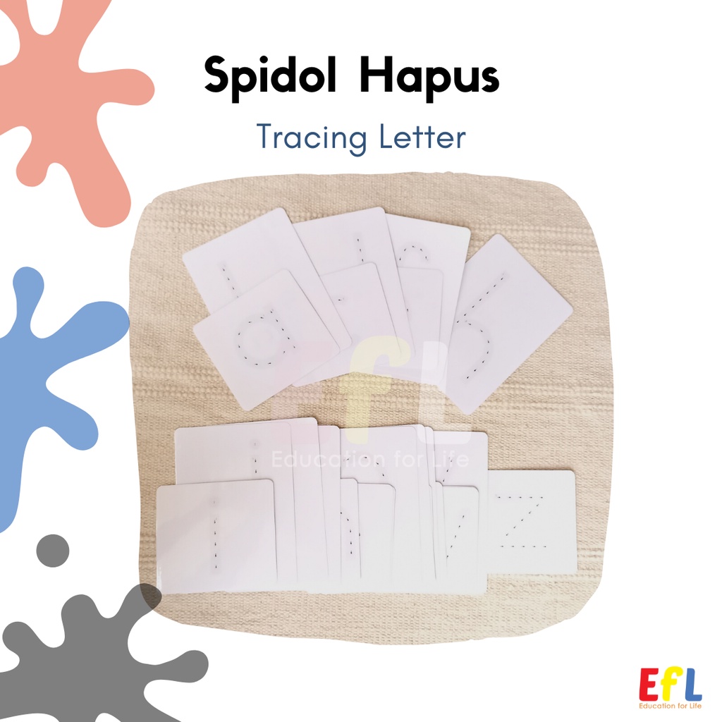 Jual Tracing Letter Montessori (1 Set) a - z | Shopee Indonesia