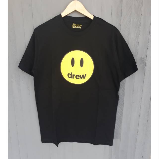 Jual KAOS DREW SMILE LOGO SUPER PREMIUM | Shopee Indonesia