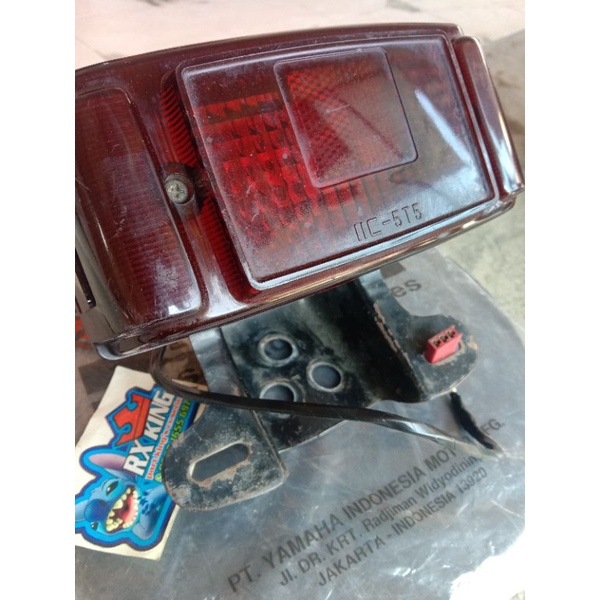 Jual LAMPU STOP RX KING LAWAS 5T5 ORIGINAL SET BREKET ORI | Shopee ...