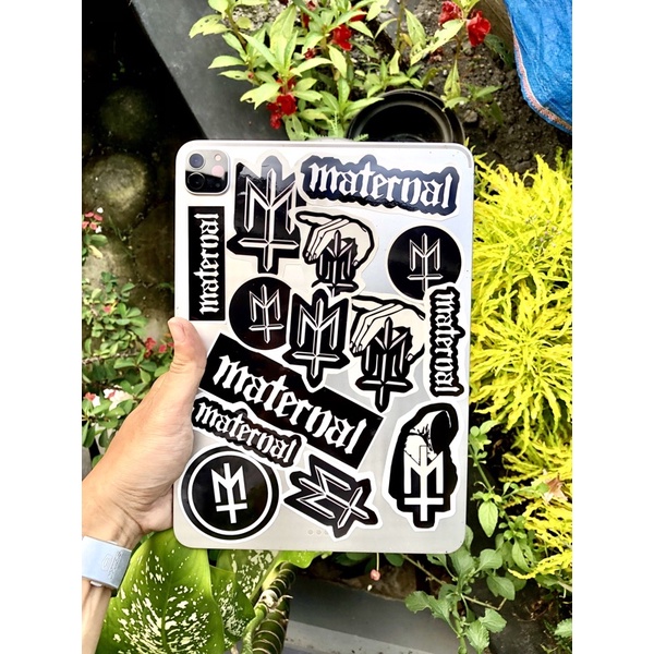 Jual sticker pack distro mtrnl maternal satu set bahan graftac (bootleg ...