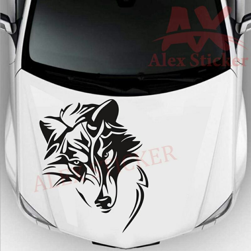 Jual PROMO STICKER STIKER MOBIL STIKER KAP MESIN KAP SERIGALA | Shopee ...