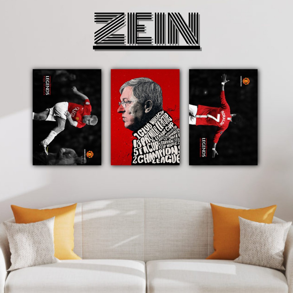 Jual Manchester United Wall Decor Dekorasi Hiasan Pajangan Dinding ...