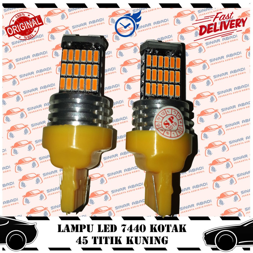 Jual LAMPU LED 7440 45 TITIK- KUNING | Shopee Indonesia