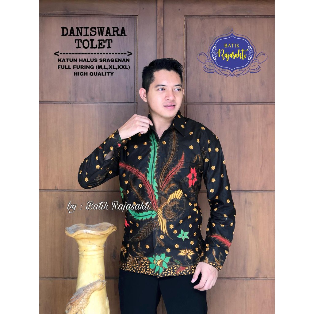 Jual Hamengku Rajasakti Kemeja Batik Pria Solo Lengan Panjang Lapis ...