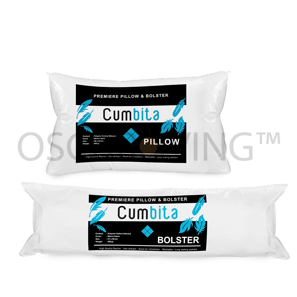 Jual Cumbita Premiere Paket 1 Bantal 1 Guling Silikon Kualitas Hotel ...