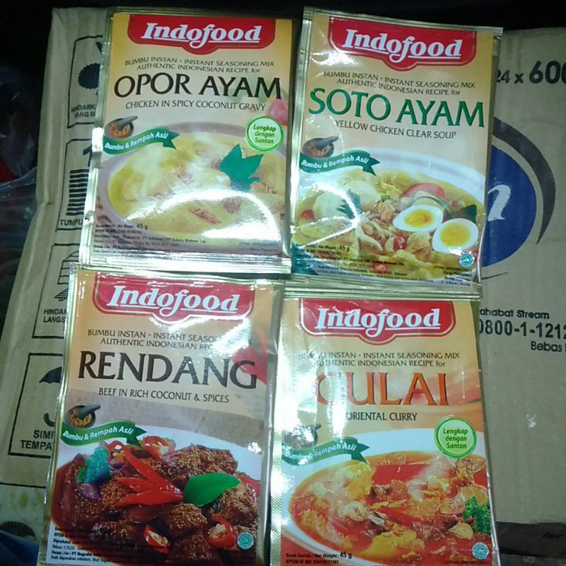 Jual INDOFOOD BUMBU INSTAN DARI INDOFOOD 45 GRAM | Shopee Indonesia