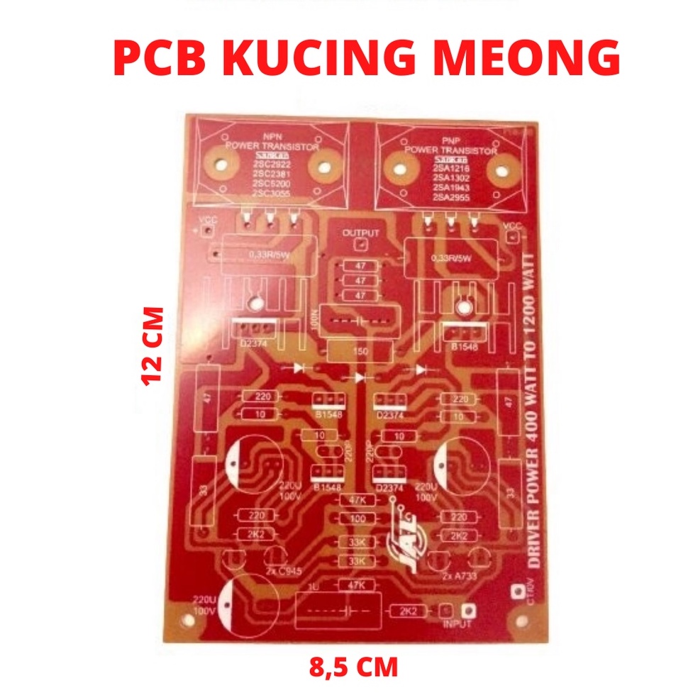 Jual PAPAN PCB KUCING MEONG POWER MONO 3 TINGKAT HANYA PCB "KUCING