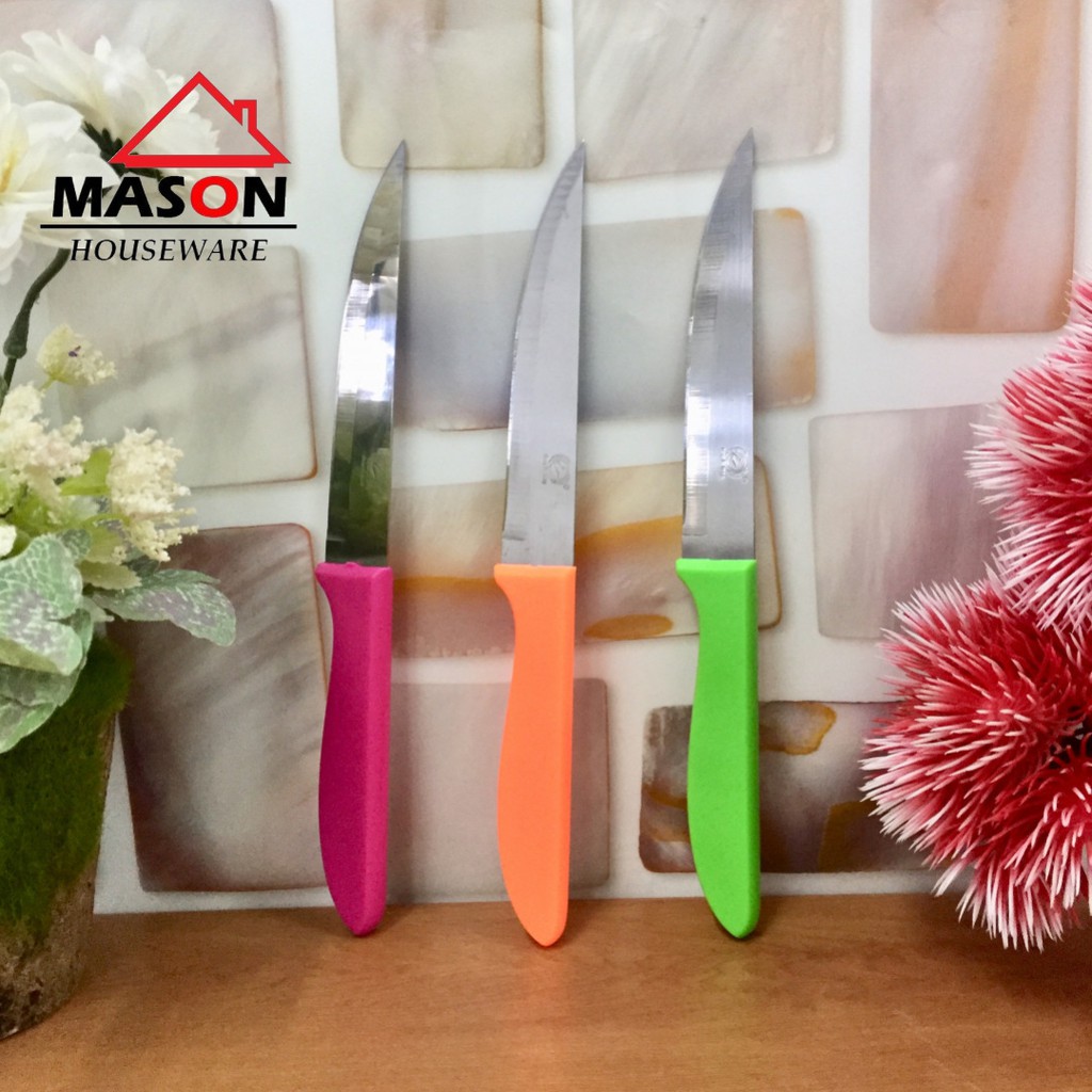 Jual Mason PISAU BUAH / PISAU PENGUPAS BUAH SAYUR STAINLESS MULTICOLOR ...