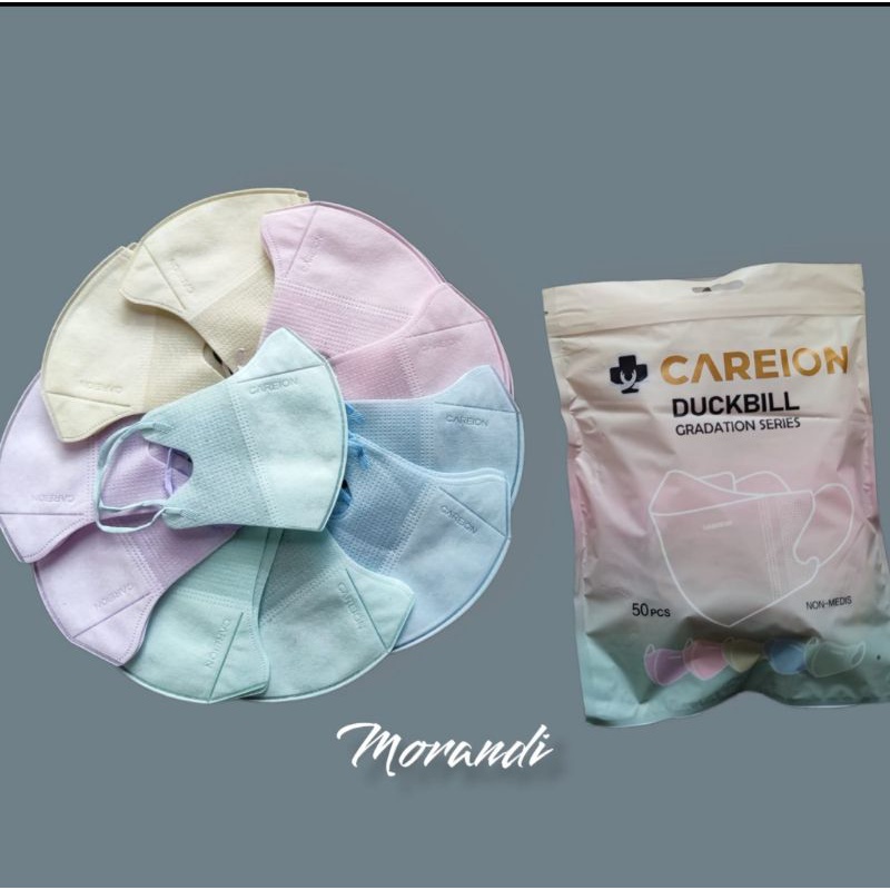 Jual Masker Duckbill 3ply Careion Gradasi Gradation Series Embos Isi 50 ...