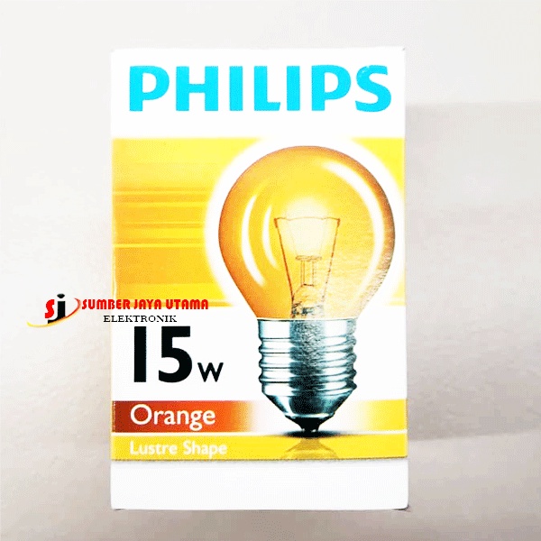 Jual Lampu Bohlam Lampu Pijar Philips Siawet 15 Watt Biru Orange Merah