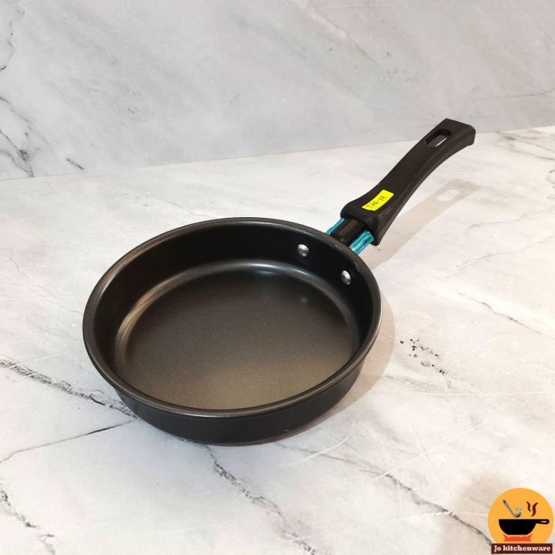 Jual Frying pan teflon 14 cm wajan penggorengan prypan hitam T26-14 ...