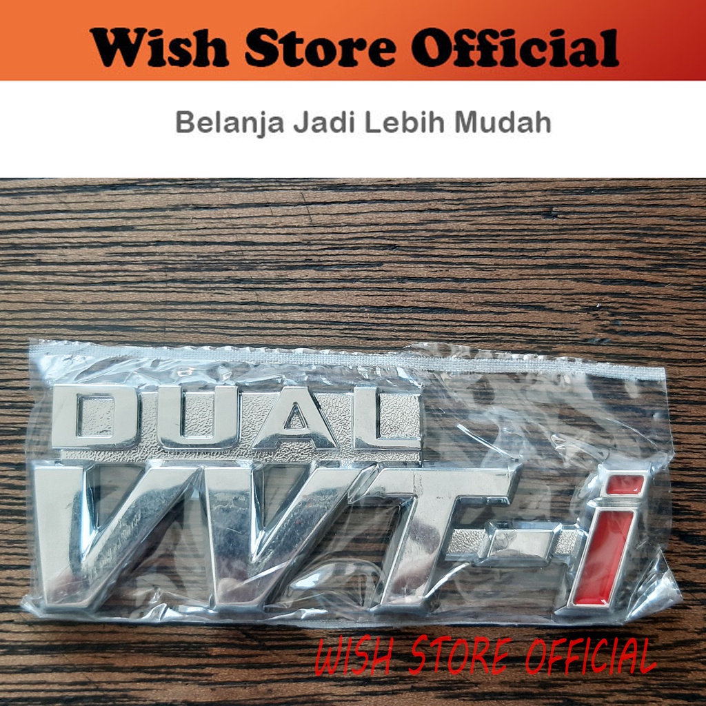Jual [PCS] Emblem / Car Logo / Sticker / Lambang Mobil Dual VVTi VVT-i ...