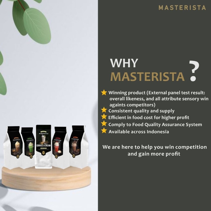 Jual Masterista Sirup Premium Hazelnut 750 ml | Shopee Indonesia