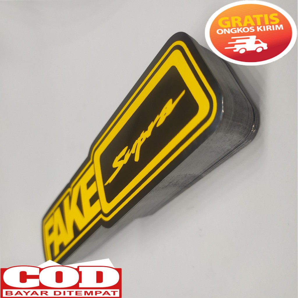 Jual Stiker Motor Fake Supra , Sticker Motor Honda Supra , Stiker Motor ...