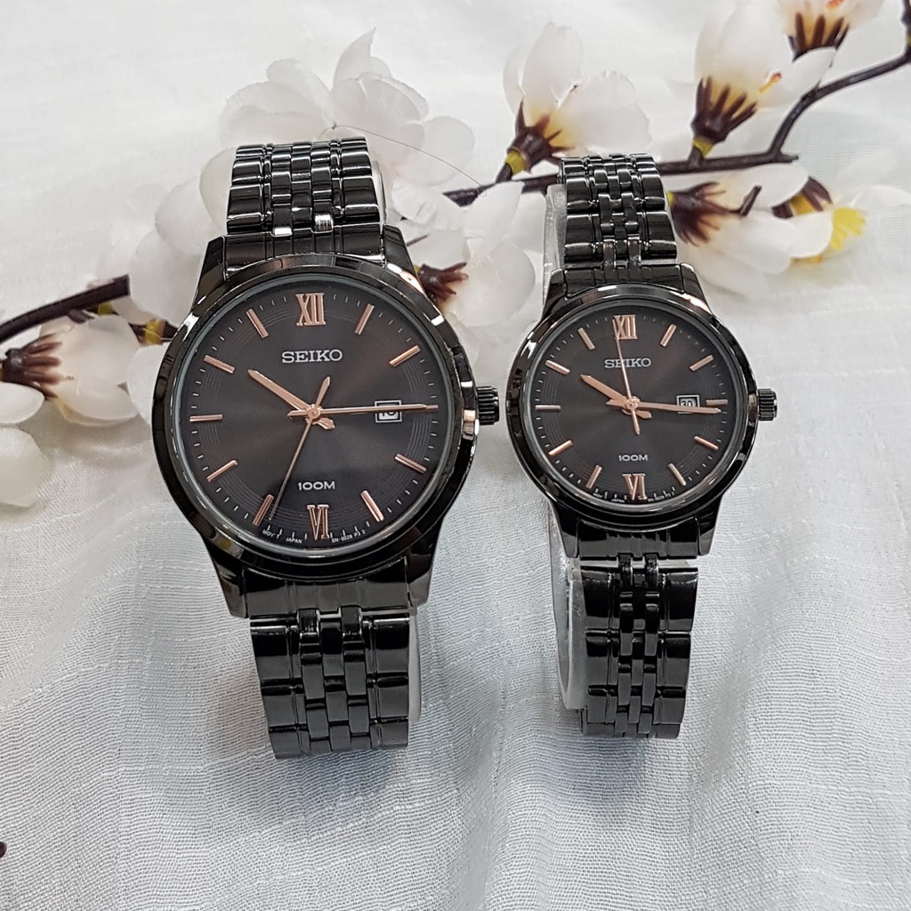 Jam tangan couple seiko original hotsell