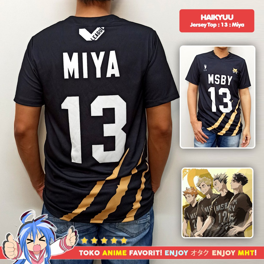 MSBY バレーボールシャツ Mサイズ 13 MIYA バレーボール