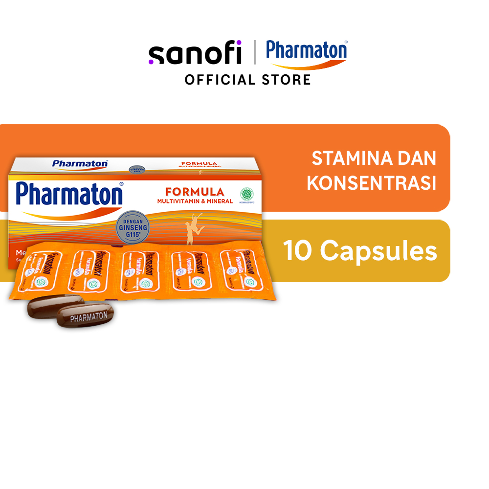 Jual Pharmaton Formula 10s - Multivitamin Jaga Stamina Dan Kesehatan ...