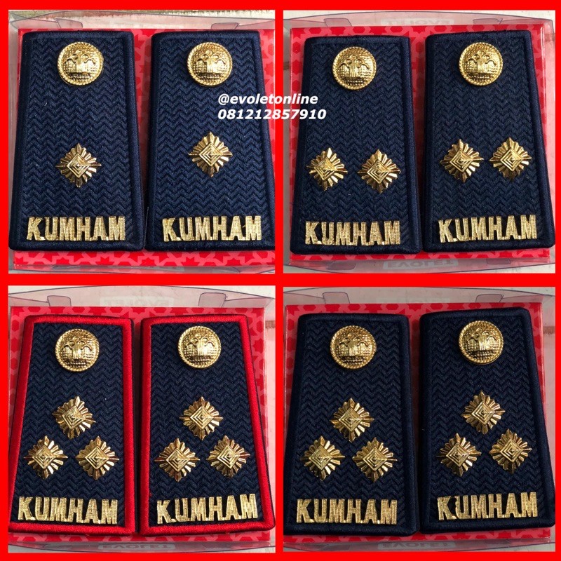 Jual Pangkat Pdh Kumham Kemenkumham Golongan 3d 4a 4b Shopee Indonesia 