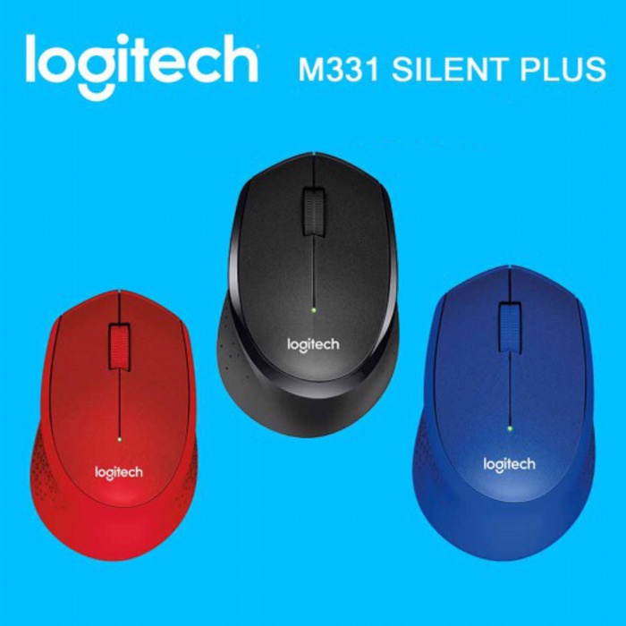 Jual Logitech M331 Silent Plus Mouse Wireless ORIGINAL | Shopee Indonesia