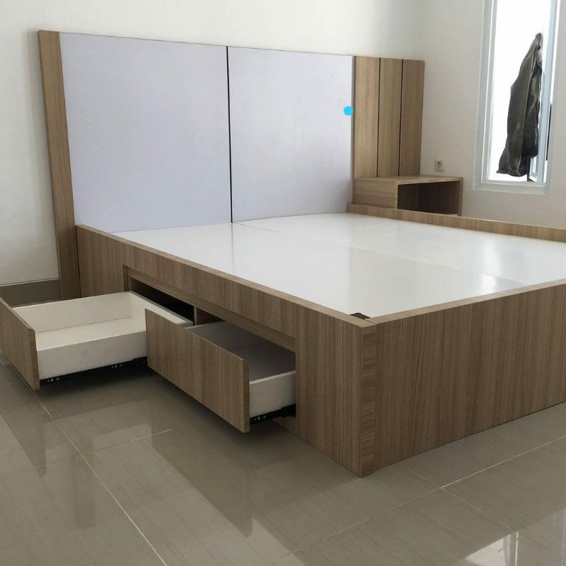 Jual Dipan divan laci custom tempat tidur anak ranjang anak hpl ukuran ...