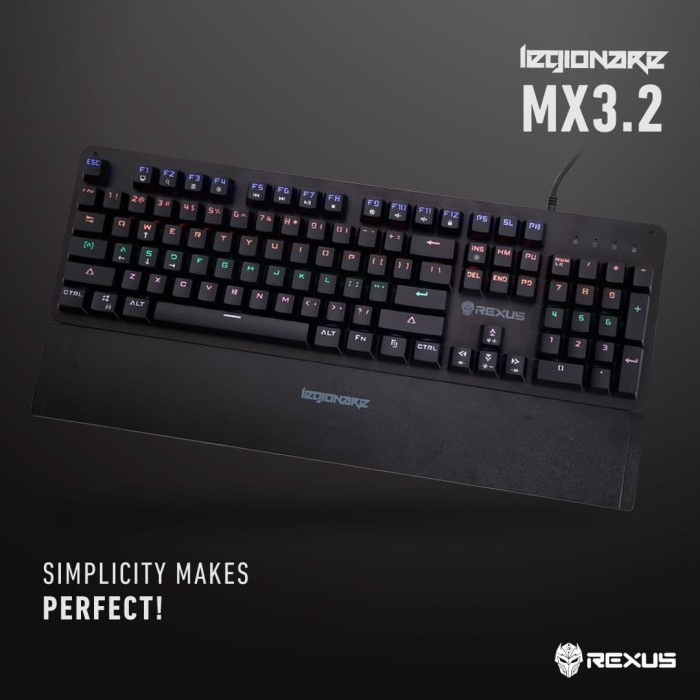 Jual KEYBOARD GAMING REXUS MX3.2 MECHANICAL - Garansi Resmi | Shopee ...