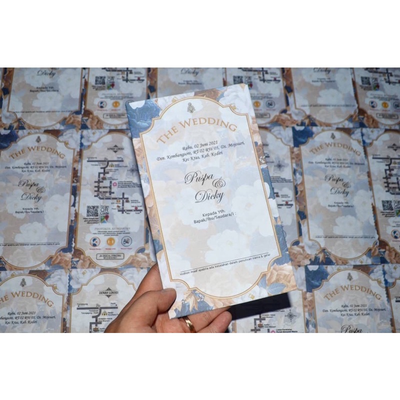 Jual Undangan Blangko Bunga | Shopee Indonesia