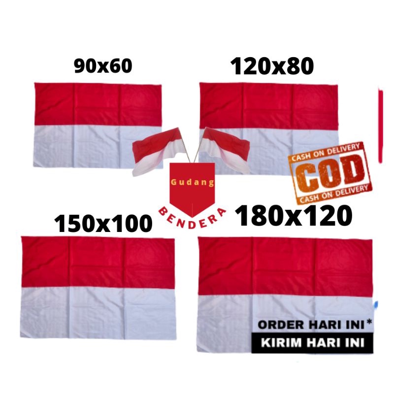 Jual Bendera Merah Putih Bendera Indonesia Satin Peles Murah | Shopee ...