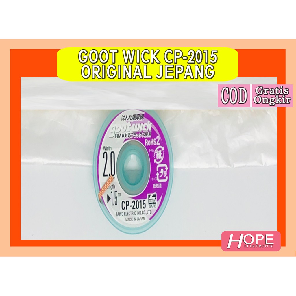 Jual Solder Wick Goot CP 2015 Goot WIck ( Original Jepang ) Shopee