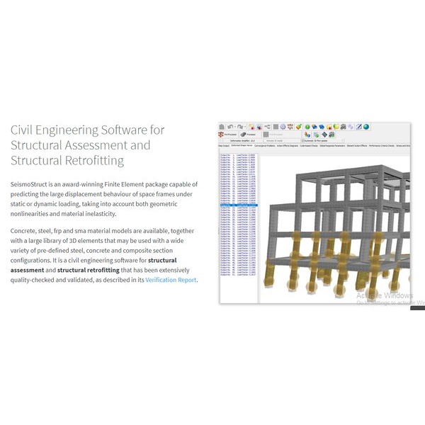 Jual Civil Engineering Software for Structural Assessment & Structural ...